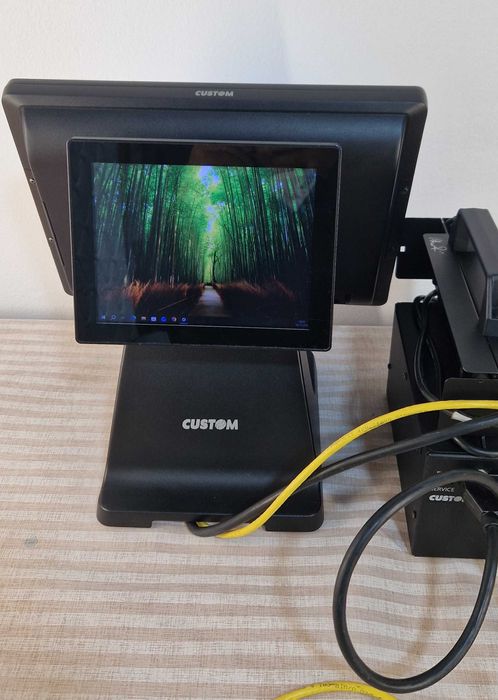 POS Tátil touch screen 15" CPU i5 RAM 8GB Windows 10PRo Visor cliente