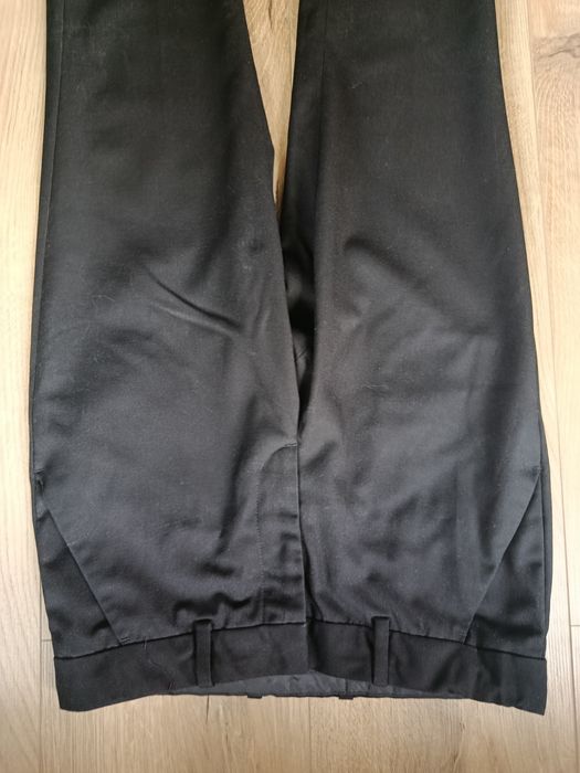 Czarne eleganckie spodnie garniturowe komunia  H&M r.152