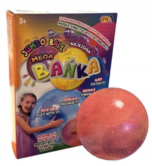 Mega Bańka - Najeżona Czerwona etui kartonowe,108x102 mm