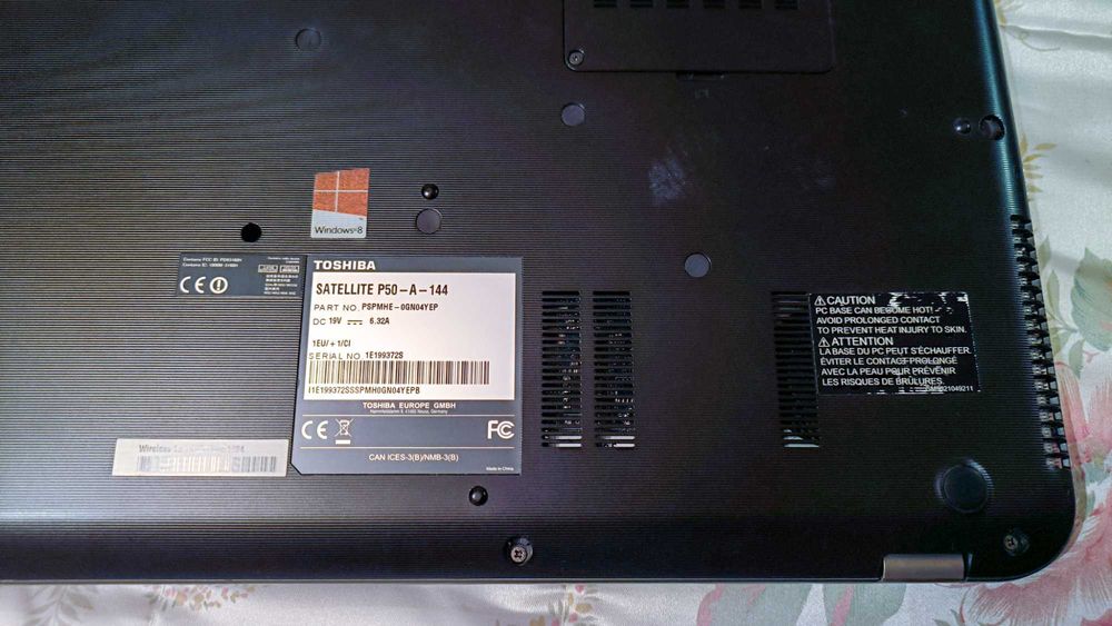 Toshiba P50 Bom Estado