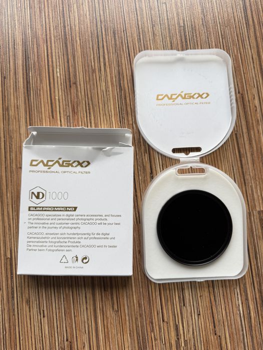 Filtro ND1000 67mm Cacagoo Slim Pro – Excelente Estado