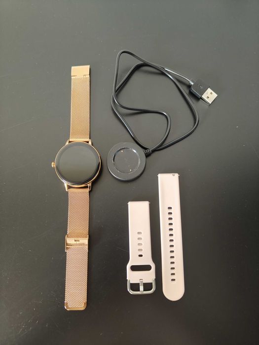 Smartwatch Lazird Platnium Damski Różowe złoto + Opaska