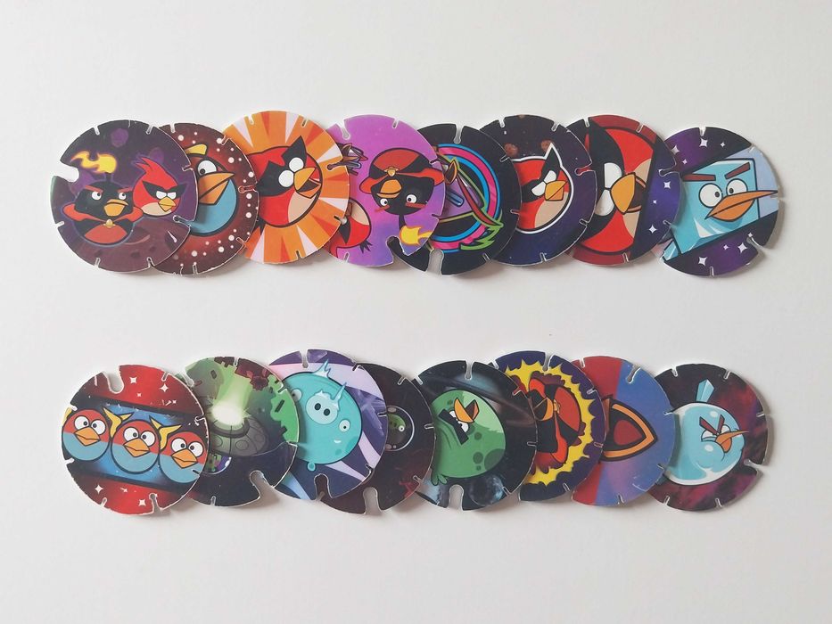 16 tazos ANGRY BIRDS SPACE | Cheetos lote ou venda a vulso