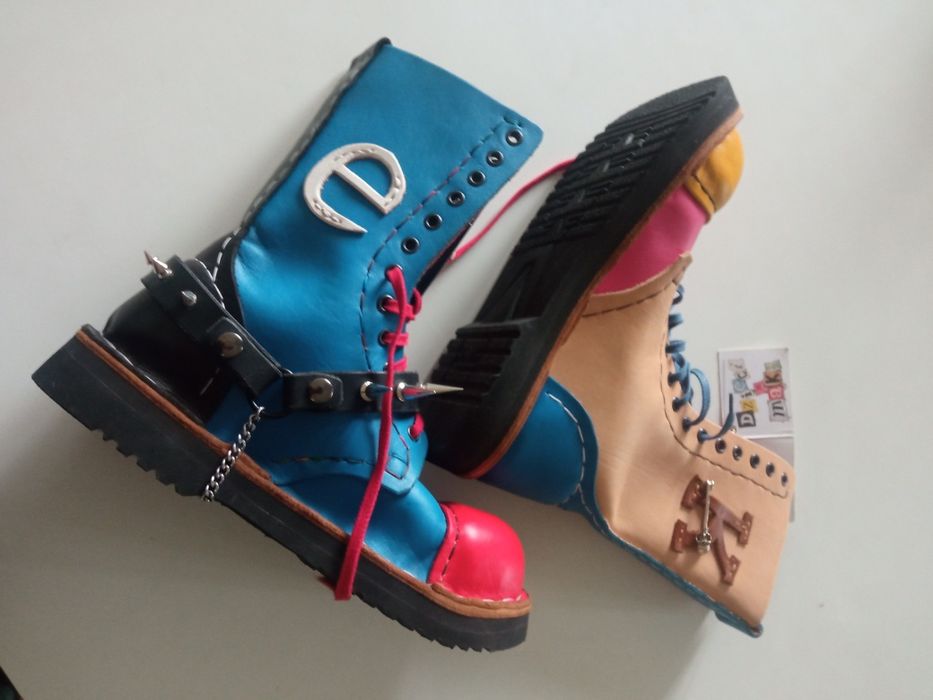 Glany hand made BOU MAS unikat#punk#goth#aeangarda