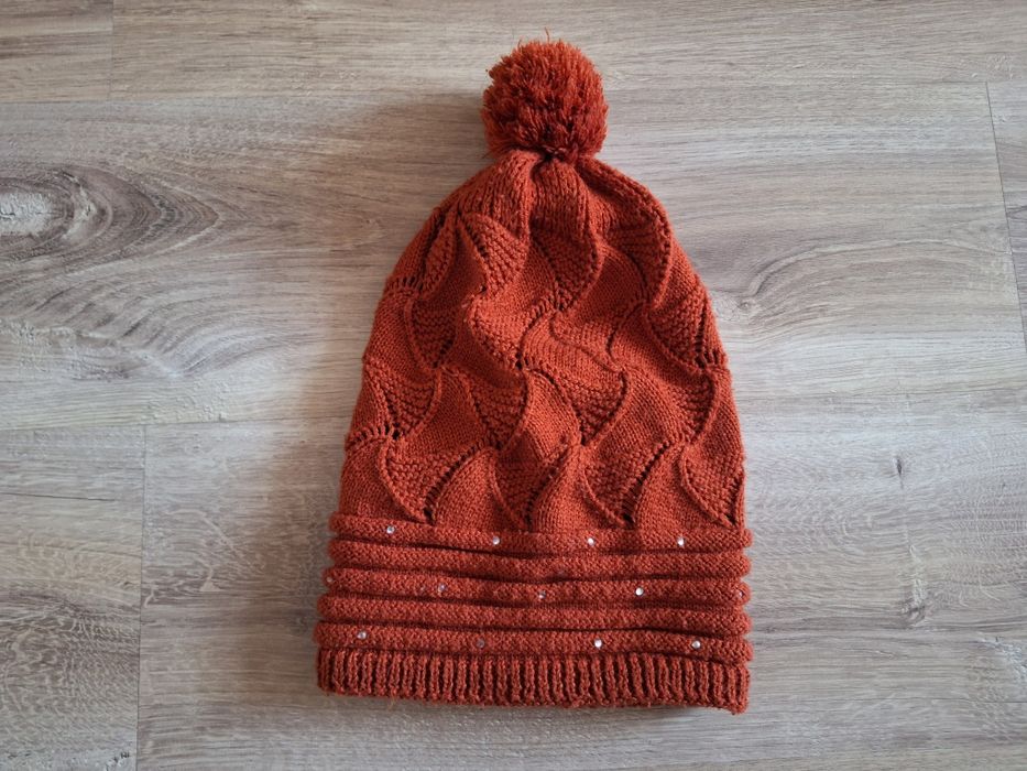 Czapka i komin damskie