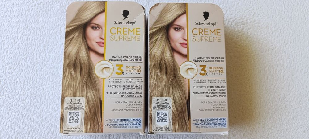 Farba Schwarzkopf creme supreme 2 sztuki