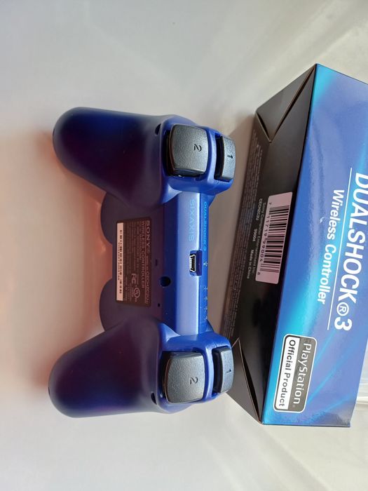 Comando PS3 azul NOVO sem fios