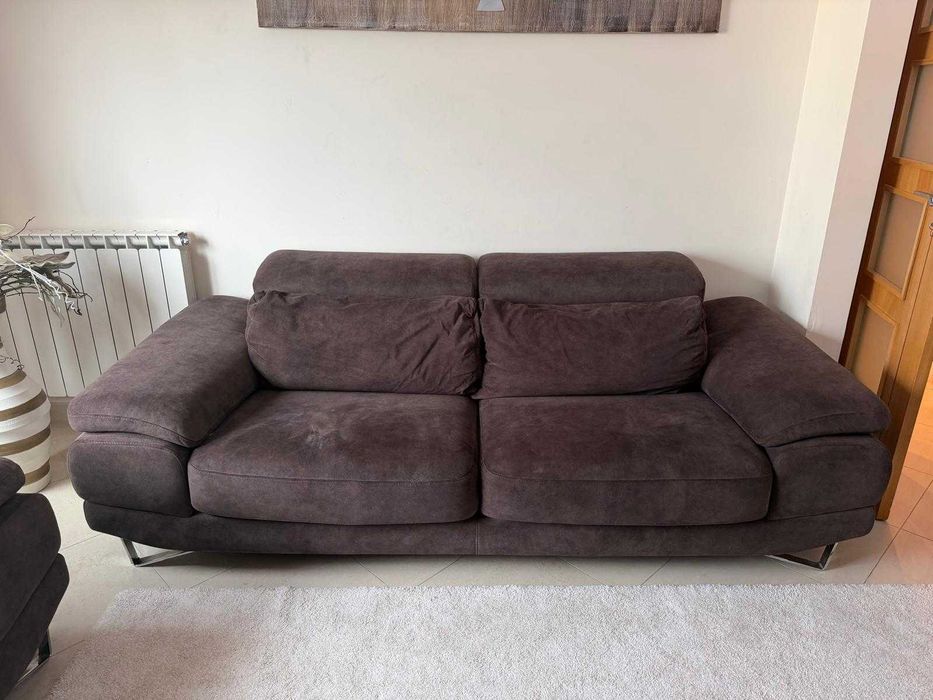 Sofá Castanho 2 unindades