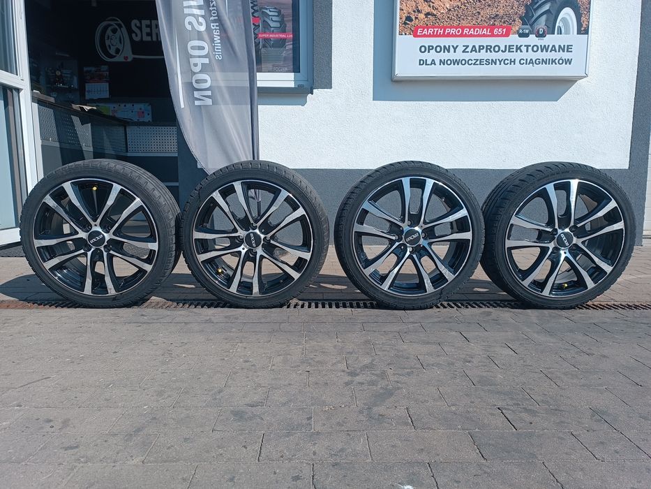Koła felgi aluminiowe 4x100 ET38 16" opony letnie 195/40R16 Toyota