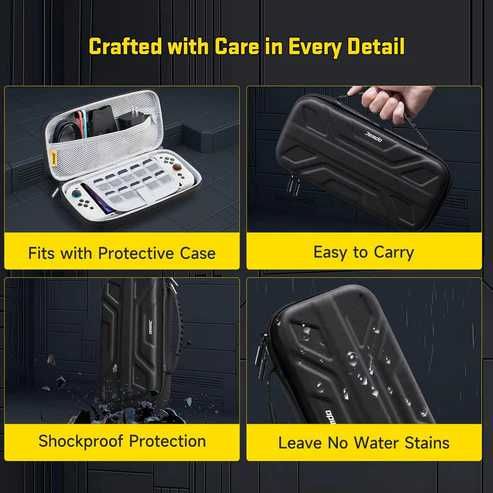 Twarde Etui JEMDO na Nintendo Switch 2 Mecha Design – Białe