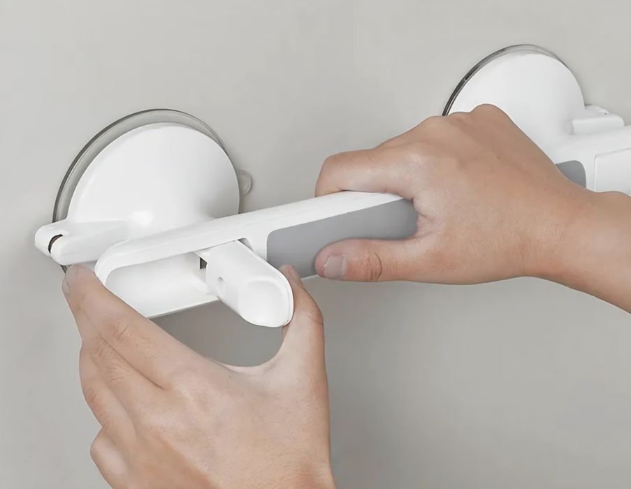 Suporte parede duche com ventosas - mobilidade reduzida