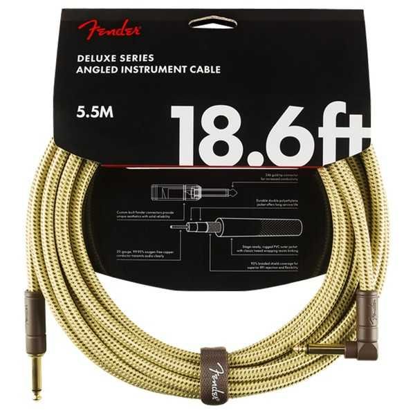 Cabos de guitarra Fender Deluxe Tweed (Preto/Amarelo)