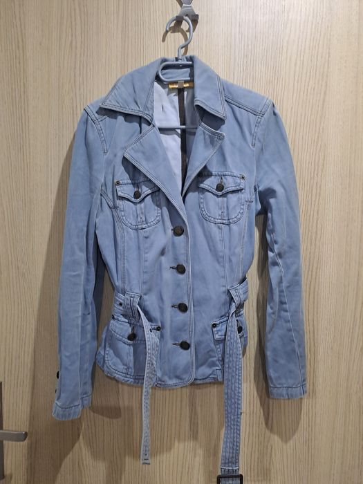 (458) Kurtka jeansowa damska r.L