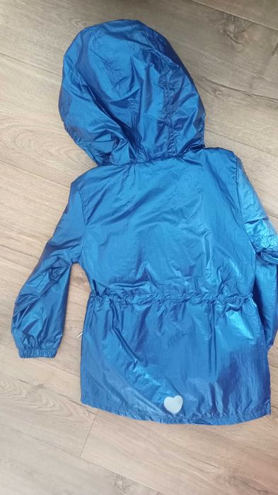Kurtka 5 10 15 parka nowa z połyskiem holo przejściowa wiosenna 110