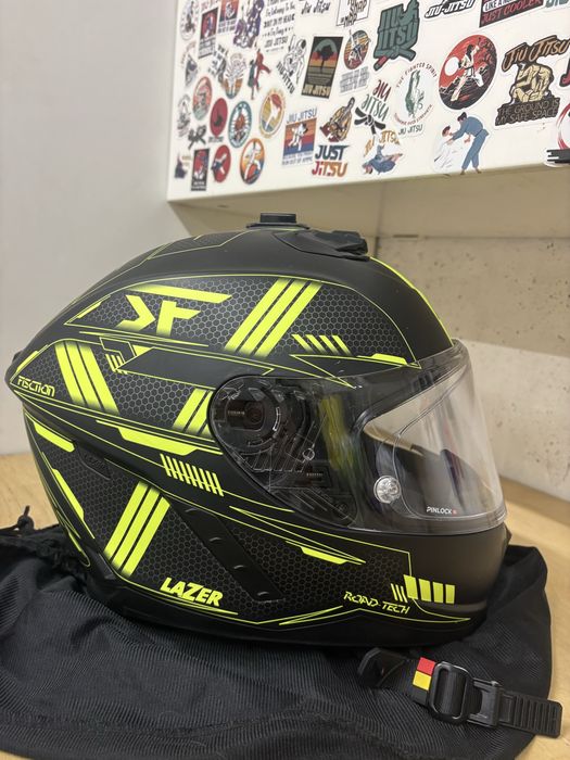 Kask motocyklowy Lazer Rafale rozm.XL +intercom