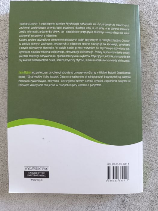Psychologia odżywiania się Jan Ogden