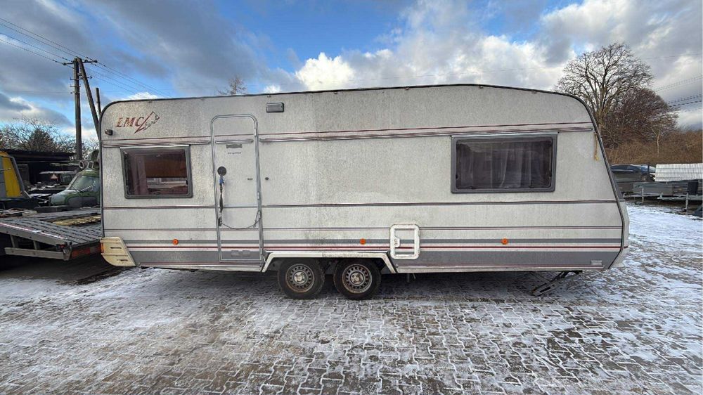 Lmc 590 Stacjonarna na działkę budowe ładna 4/5 os Duża Przestronna