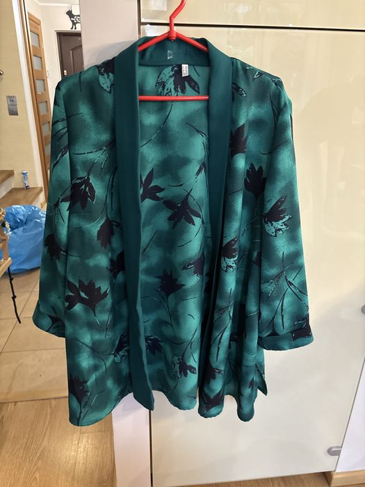 Marynarka narzutka kardigan vintage 48 4xl