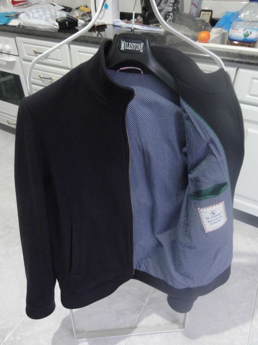 Casaco El Ganso Azul escuro material em Lã C/NOVO Tam 50 (M)