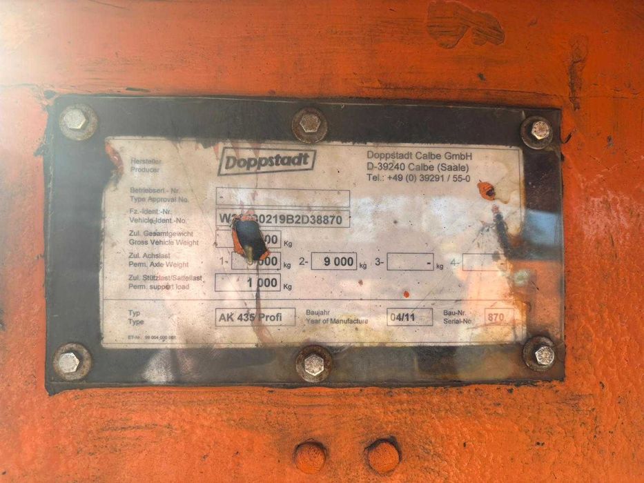 Rozdrabniacz Doppstadt AK435 rok produkcji 2011