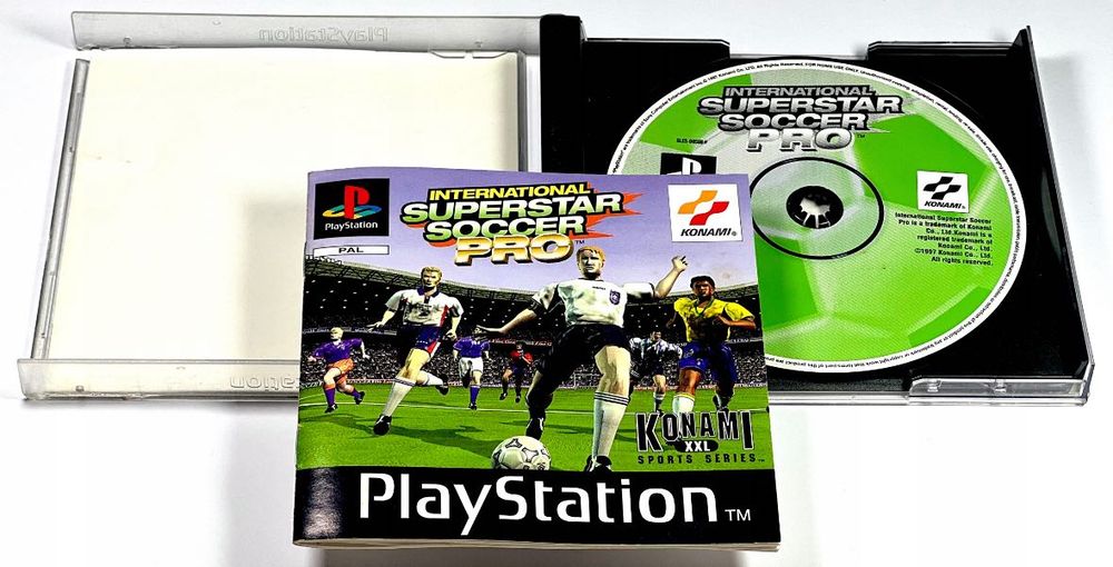 ISS International Superstar Soccer Pro Sony PSX PS1 Konami
