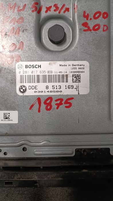 BMW F01, F07, F10, F11  3.0/40 D, Komputer silnika  ECU
