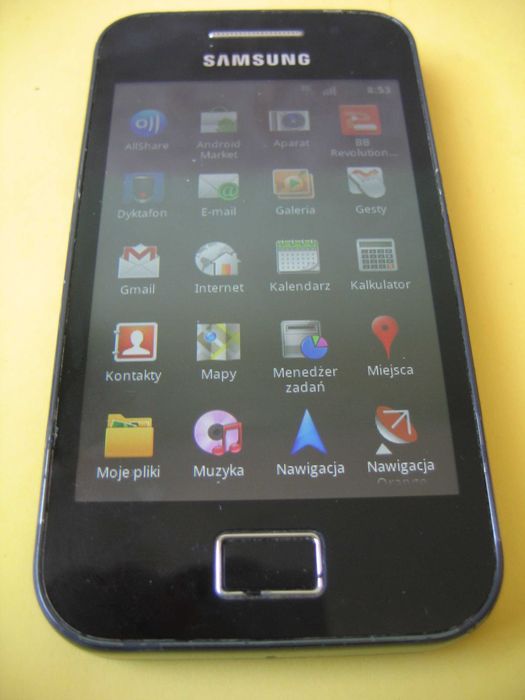 Samsung Galaxy Ace GT-S5830 3,5" + ładowarka - stan bardzo dobry