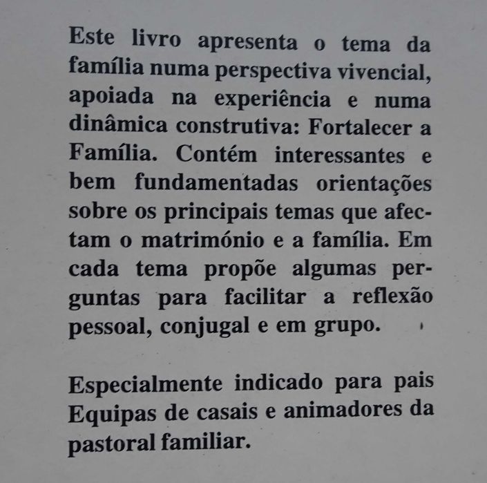 A Família Comunhão de Amor (47 Textos de Reflexão e Diálogo)