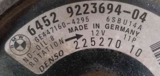 Compressor Ar Condicionado 9223694-04 - BMW 5