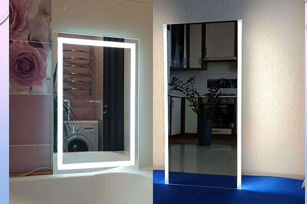 АКЦІЯ Дзеркало Led з підсвіткою в ванную кімнату, зеркало с подсветкой