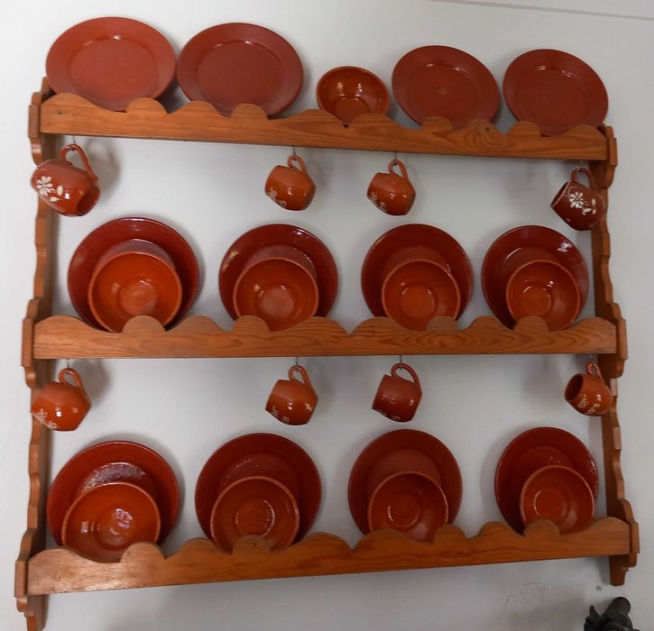 Clay Tableware Set with Shelf511153302573557763