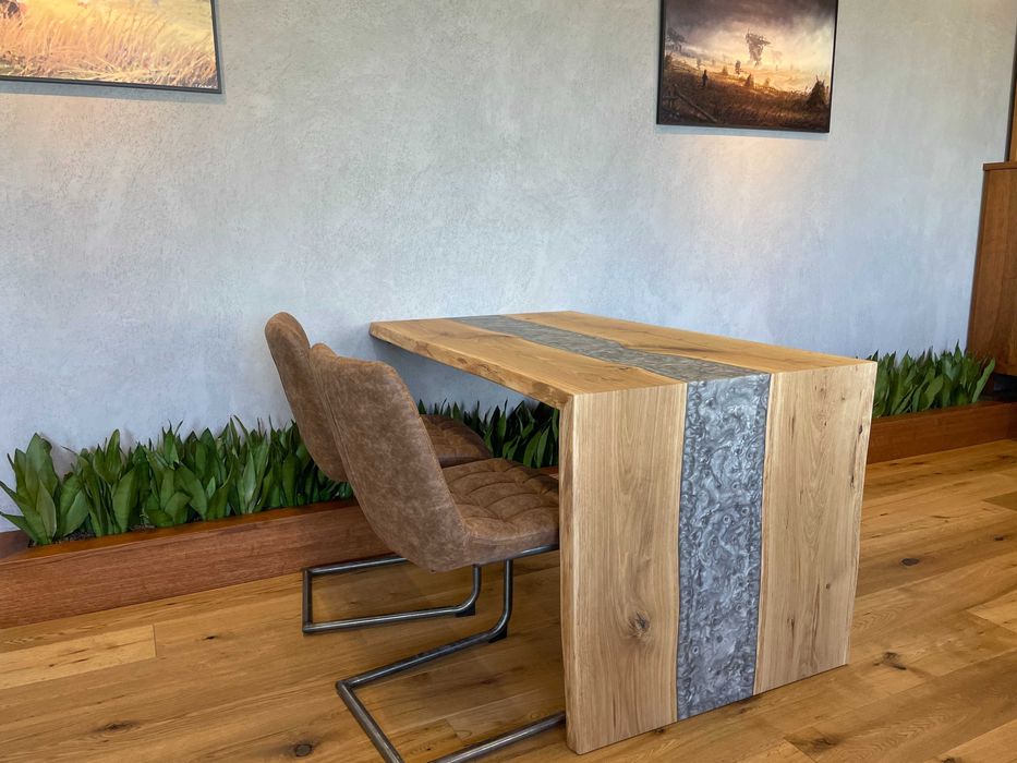 Stół rozkładany stolik drewniany dąb lite drewno na wymiar PRODUCENT