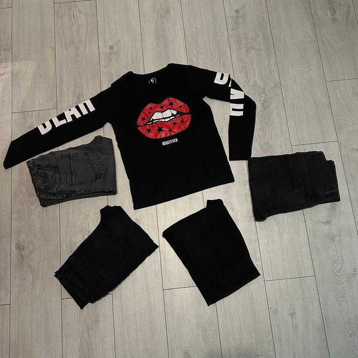 Paczka ubrań w rozm. 164 cm. Bluza i spodnie 4 szt.