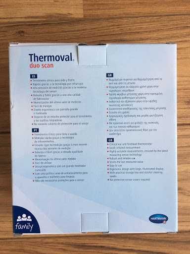Termómetro por infravermelhos testa e ouvido (Thermoval - Hartmann)