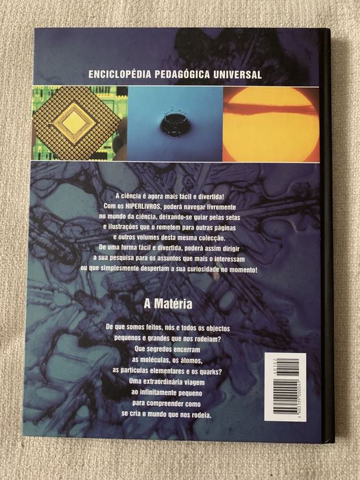 Livro A Matéria - Enciclopedia Pegadógica Universal