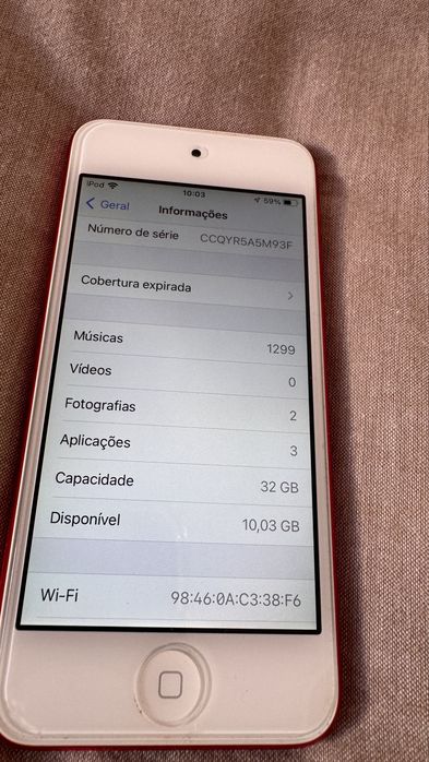 iPod touch 7 32 Gbytes red