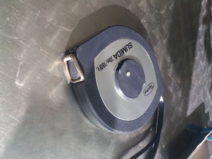 Fita métrica 30 metros em metal NOVA