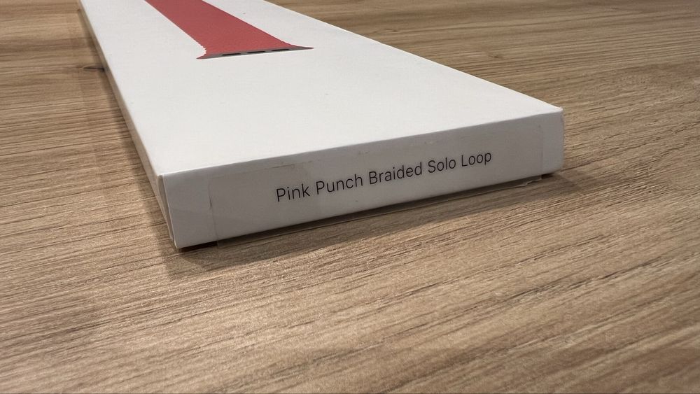 Apple Watch opaska 38/40/41 - Pink Punch Braided Solo Loop rozm. 4