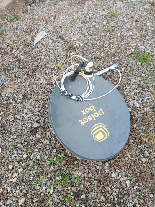 Antena Cyfrowy Polsat uchwyt kabel zestaw