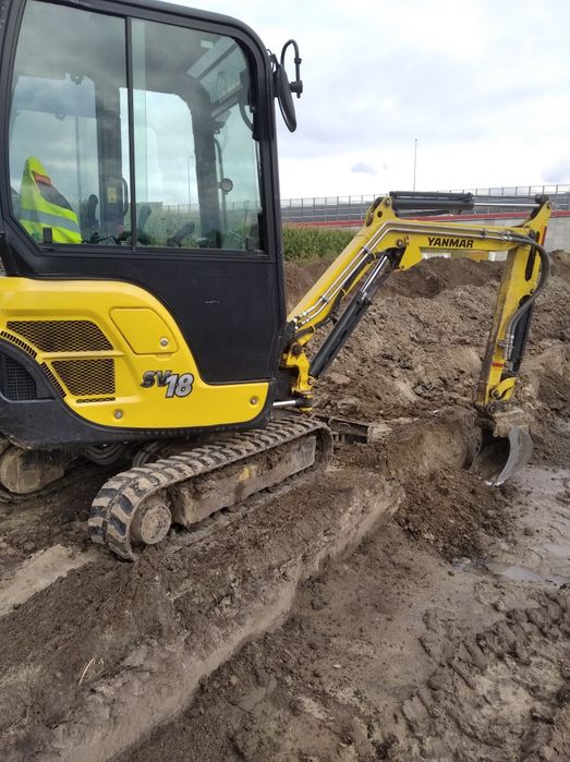 usługi minikoparką odwonienia transport HDS młot świder wiertnica