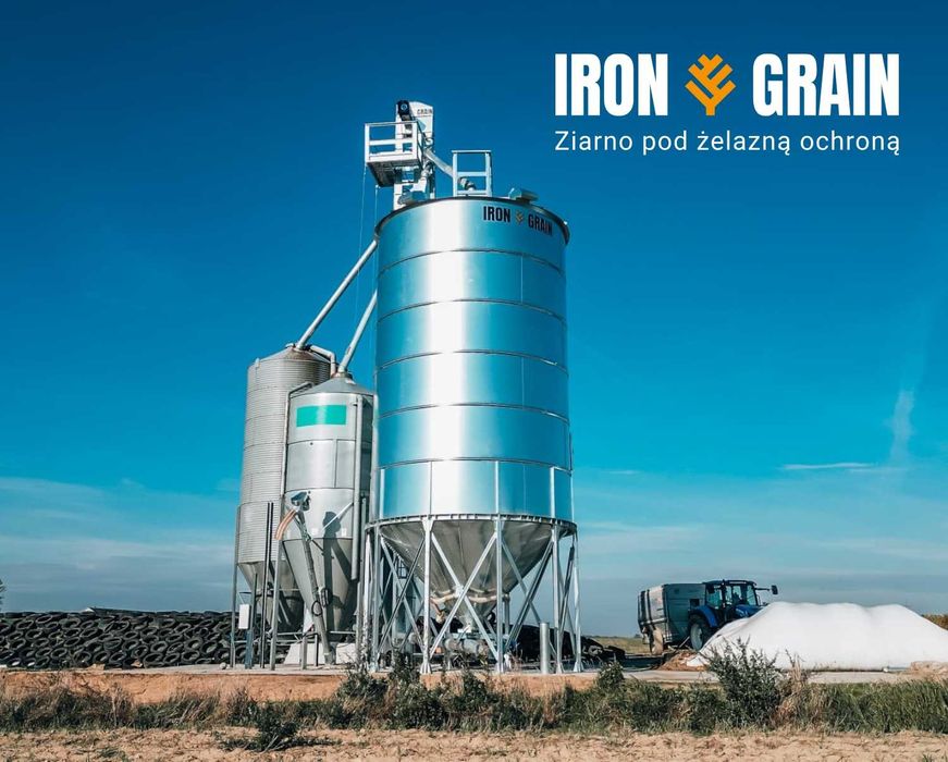SILOSY zbożowe Lejowe silos od 10T do 2000Ton Ocynk Polski producent