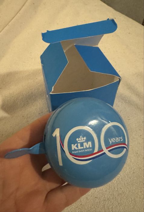 Dzwonek rowerowy duży KLM - wysyłka gratis!