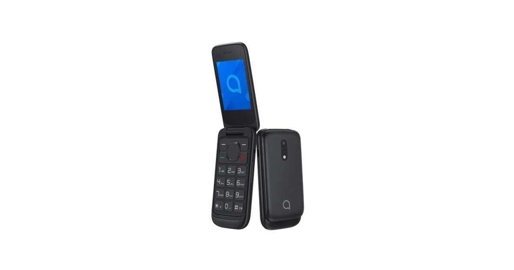 Telemóvel Alcatel 2057D Concha/Tampa Dual SIM cinza em bom estado