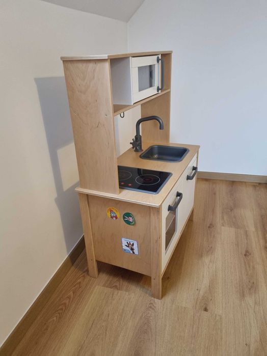 Kuchnia dla dzieci do zabawy IKEA brzoza 72x40x109 cm, mini kuchnia
