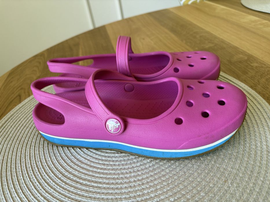 Crocs sandały w6 różowe 36 porzadne