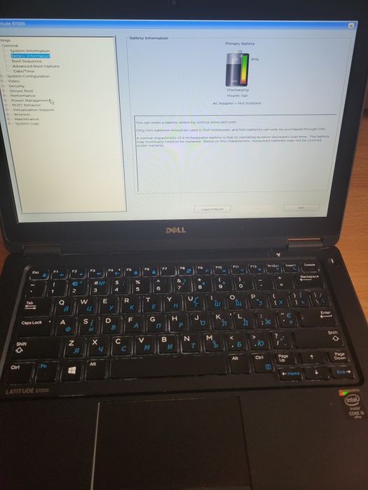 Ноутбук Dell latitude 7250