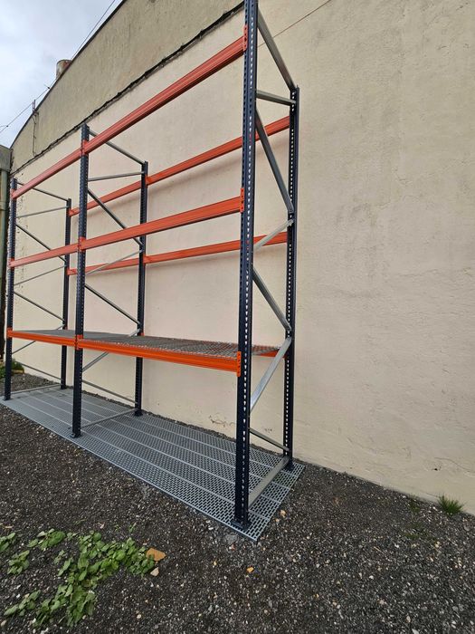 Regał magazynowy, regał paletowy, do magazynu, do warsztatu, metalowy
