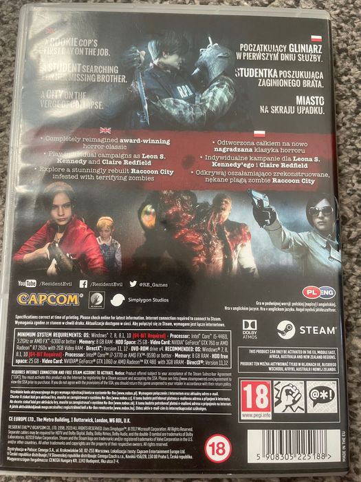 Resident Evil 2 Pc
