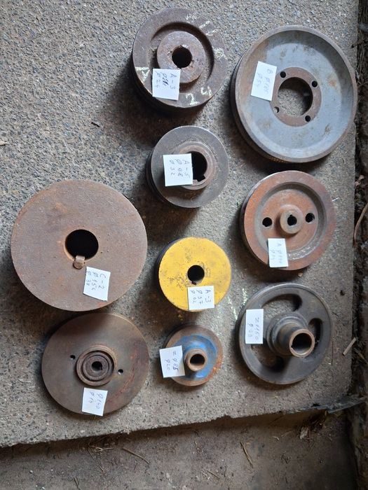 Шківи різних діаметрів