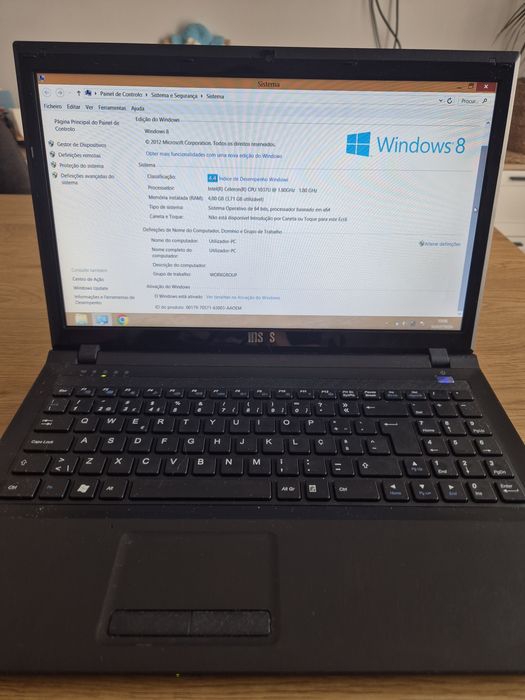 Portatil com disco ssd (rapido) e bateria nova